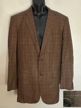 Belvest Silk Linen Blazer EU 52R ~ US 42R Gently worn Made in Italy